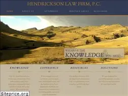 Sites similar to hendricksonlawmt.com