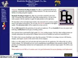 Sites similar to hendricksroofing.com