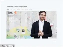 Sites similar to hendrikvonbueltzingsloewen.de