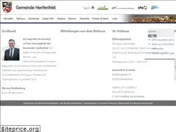 Sites similar to henfenfeld.de