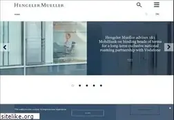 Sites similar to hengeler.com