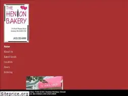 Sites similar to henionbakery.com