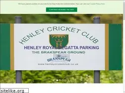 Sites similar to henleycricketclub.co.uk