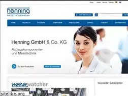 Sites similar to henning-gmbh.de