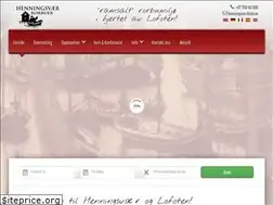 Sites similar to henningsvar-rorbuer.no