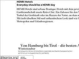 Sites similar to henri-hotels.com