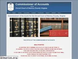 Sites similar to henricocommissionerofaccounts.com