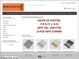 Sites similar to henrietta.ee