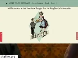 Sites similar to henriette-burger-bar.de