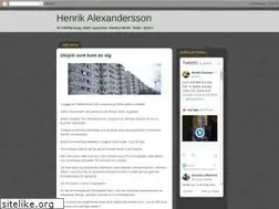 Sites similar to henrikalexandersson.blogspot.com