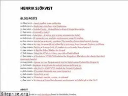 Sites similar to henriksjokvist.net