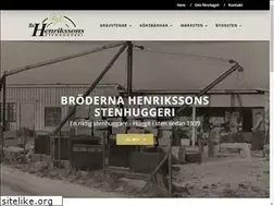 Sites similar to henrikssonsstenhuggeri.se