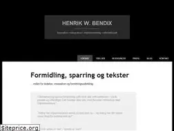 Sites similar to henrikwbendix.dk