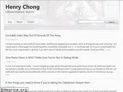 Sites similar to henry-chong.com