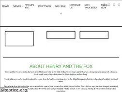 Sites similar to henryandthefox.com.au