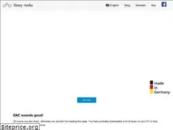 Sites similar to henryaudio.com