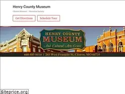Sites similar to henrycountymomuseum.org