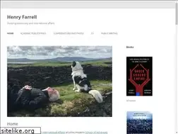 Sites similar to henryfarrell.net