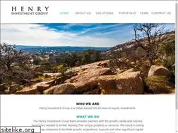 Sites similar to henryinvestmentgroup.com