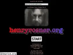 Sites similar to henryrosner.org