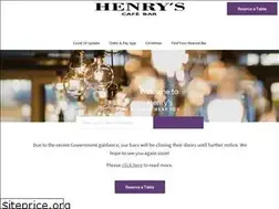 Sites similar to henryscafebar.co.uk