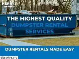 Sites similar to henryshauling.com