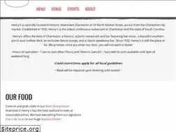 Sites similar to henryshousecharleston.com