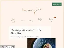 Sites similar to henrysrestaurantbath.com