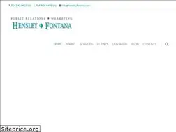 Sites similar to hensleyfontana.com