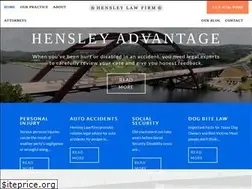 Sites similar to hensleylawfirm.com