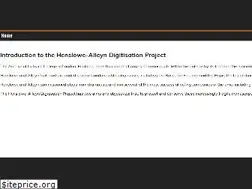Sites similar to henslowe-alleyn.org.uk