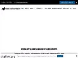 Sites similar to hensons.net