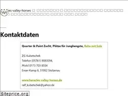 Sites similar to heracles-valley-horses.de