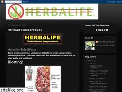 Sites similar to herbalife-sideeffects.blogspot.com