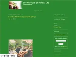 Sites similar to herbalmiracles.blogspot.com