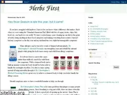 Sites similar to herbsfirst.blogspot.com