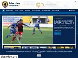 Sites similar to herculesdealicantecf.net