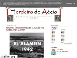Sites similar to herdeirodeaecio.blogspot.com