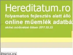 Sites similar to hereditatum.ro