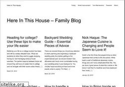 Sites similar to hereinthishouse.com