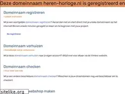 Sites similar to heren-horloge.nl