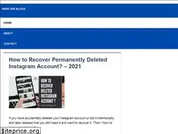 Sites similar to heresheblogs.com