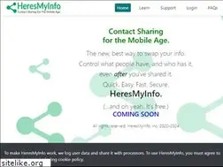 Sites similar to heresmyinfo.com