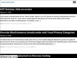 Sites similar to hereswhatidid.com