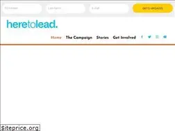 Sites similar to heretoleadca.org