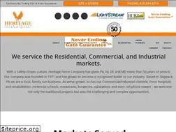 Sites similar to heritage-fence.com