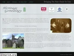Sites similar to heritage-genealogy.com