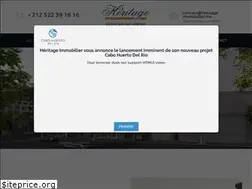 Sites similar to heritage-immobilier.ma