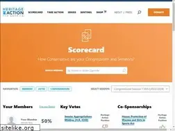 Sites similar to heritageactionscorecard.com