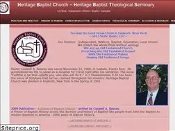 Sites similar to heritagebaptistchurch.info